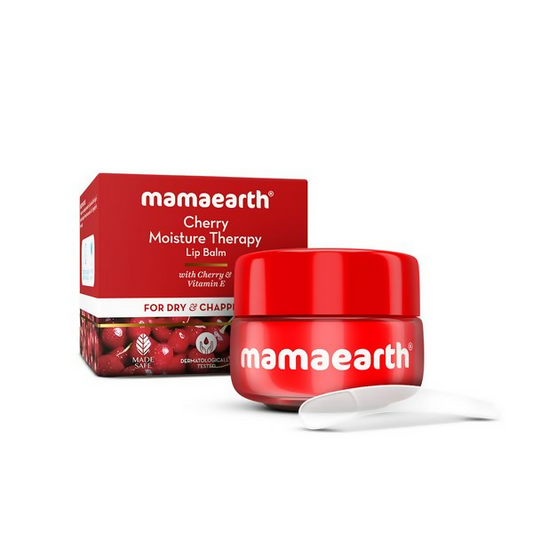 Mamaearth Cherry Moisture Therapy Lip Balm with Cherry & Vitamin E For Dry & Chapped Lips - 15 gm