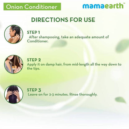 Mamaearth Onion Conditioner For Hair Fall Control - 100 ml