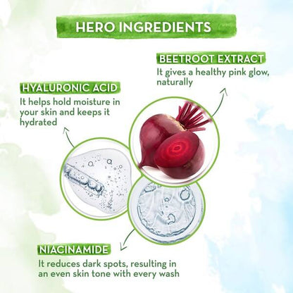 Mamaearth Beetroot Gentle Face Wash - 100 ml