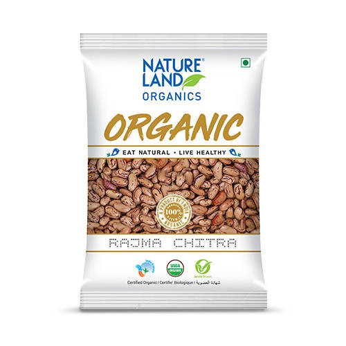 Nature Land Organics Rajma Chitra - 500 gm