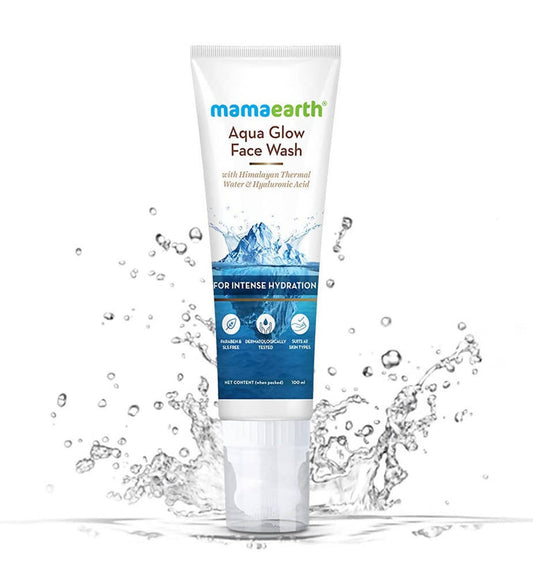 Mamaearth Aqua Glow Face Wash - Limited Time Offer - 100 ml