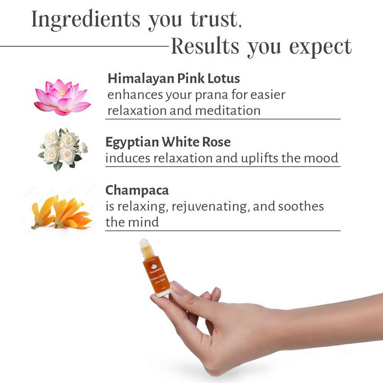 Shankara by Sri Sri Tattva Essence Lotus Rose - 5 ml