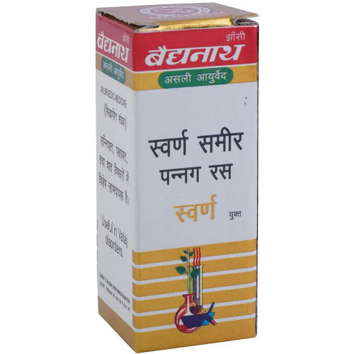 Baidyanath Jhansi Swarna Samir Ras With Gold - 1 gm