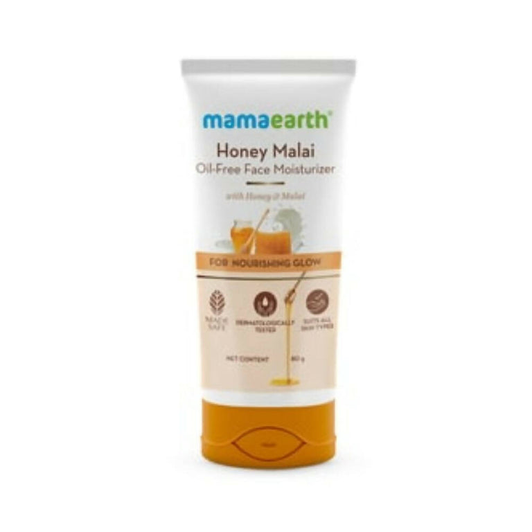 Mamaearth Honey Malai Oil-Free Face Moisturizer - 80 gm