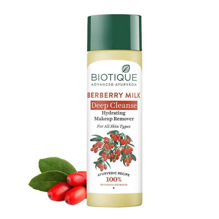 Biotique Berberry Milk Deep Cleanse Hydrating Makeup Remover - 120 ml