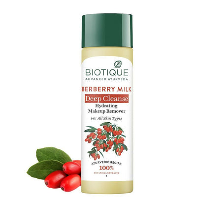 Biotique Berberry Milk Deep Cleanse Hydrating Makeup Remover - 120 ml