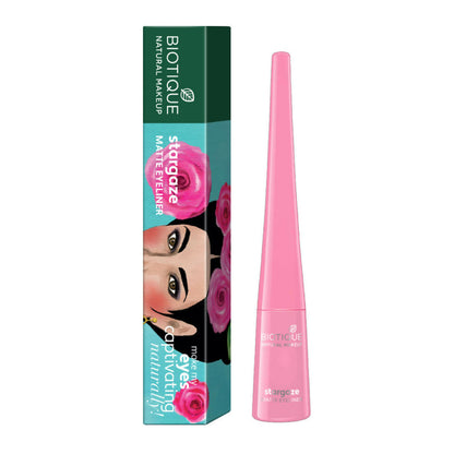 Biotique Stargaze Matte Eye Liner - Charcoal Black - 3.5 ml