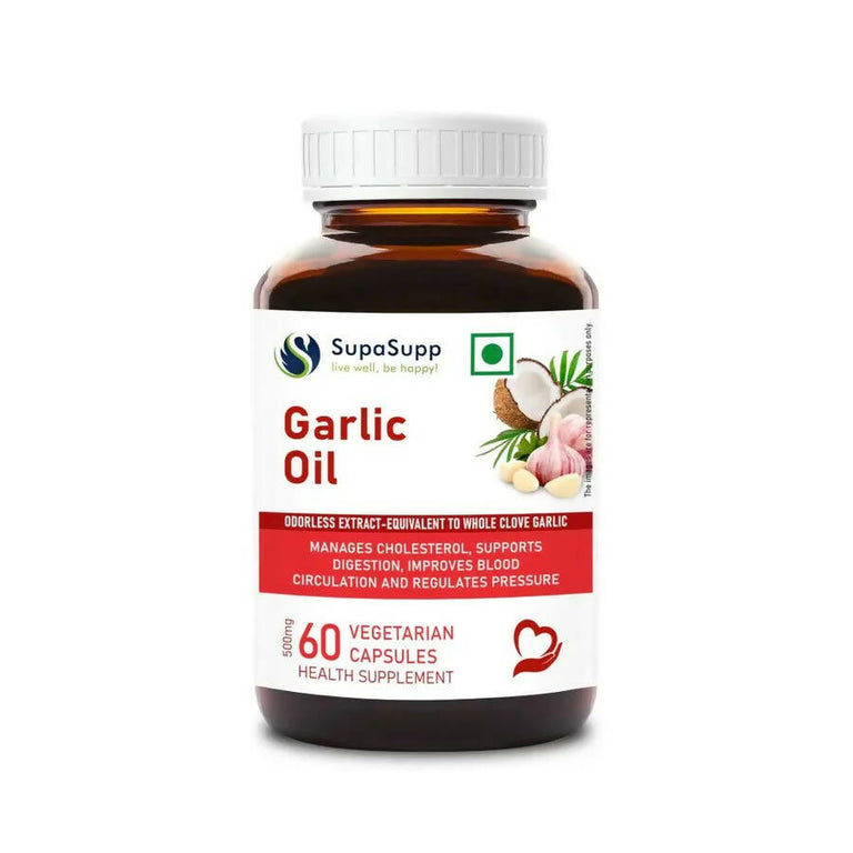 Sri Sri Tattva Supasupp Garlic Oil Capsules - 60 caps