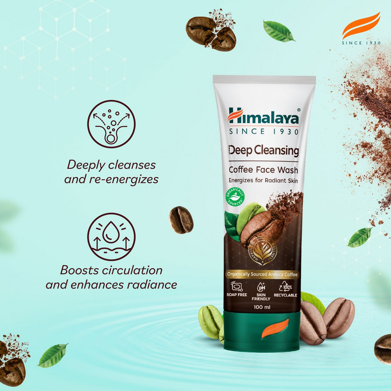 Himalaya Herbals Deep Cleansing Coffee Face Wash - 100 ml