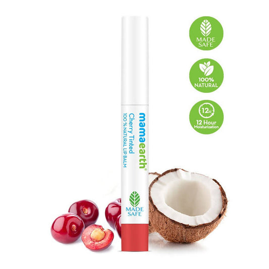 Mamaearth Cherry Tinted 100% Natural Lip Balm - 2 gm