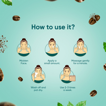 Himalaya Herbals Deep Cleansing Coffee Face Scrub - 100 gm