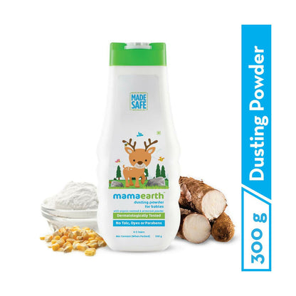 Mamaearth Daily Moisturizing Lotion & Dusting Powder with Organic Oatmeal & Arrowroot Powder for Babies - combo