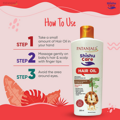 Patanjali Shishu Care Hair Oil - 200 ml