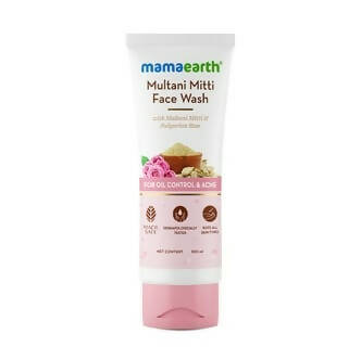 Mamaearth Multani Mitti Face Wash With Multani Mitti & Bulgarian Rose - 50 ml