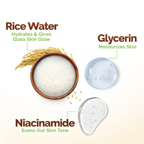Mamaearth Rice Water Moisturizing Body Wash with Rice Water & Hydrating Lily For Dewy Glass Skin - 250 ml