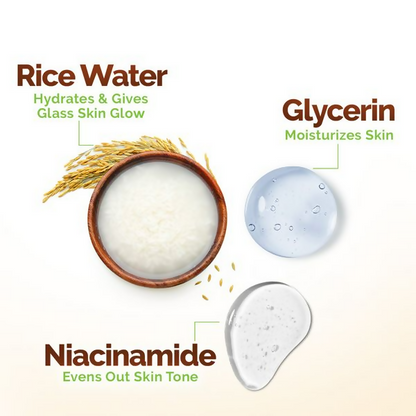 Mamaearth Rice Water Moisturizing Body Wash with Rice Water & Hydrating Lily For Dewy Glass Skin - 250 ml