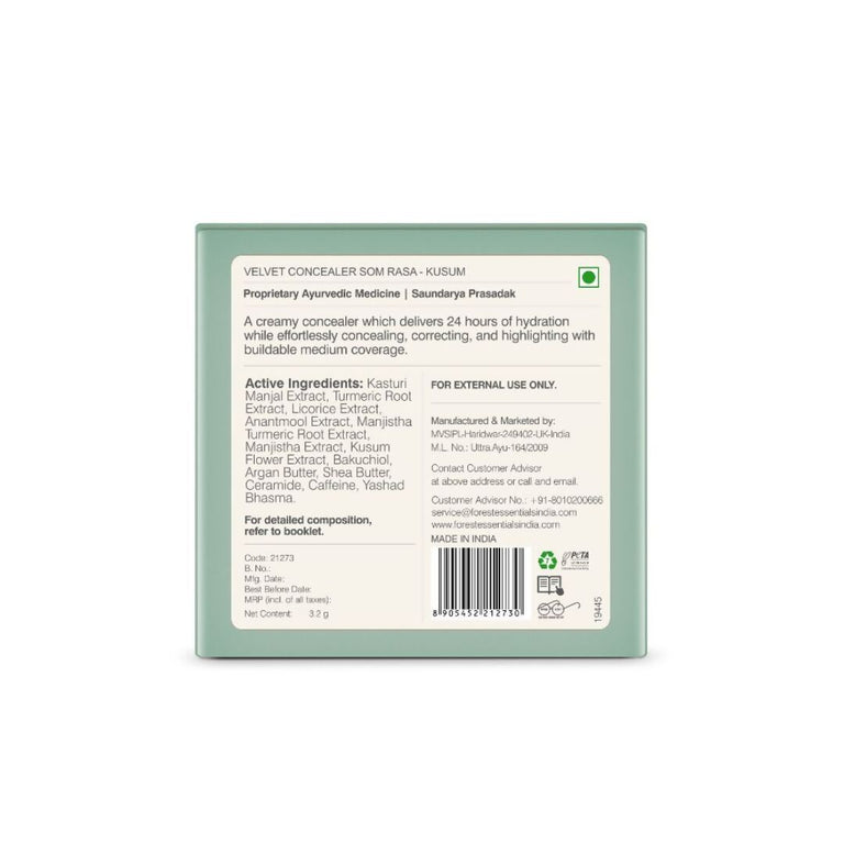 Forest Essentials Som Rasa Velvet Concealer Kusum - 3.2 gm