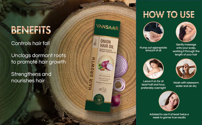 Vansaar Onion Hair Oil - 200 ml