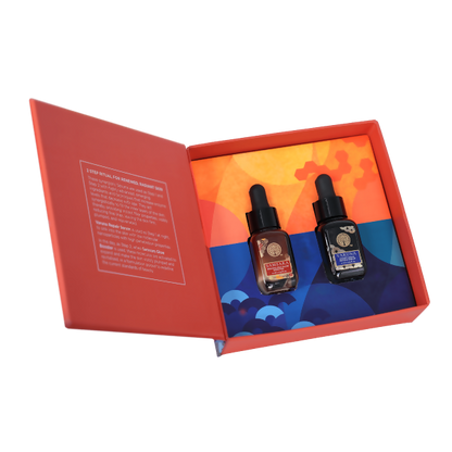 Forest Essentials High-Performance Day & Night Face Serums Duo - combo