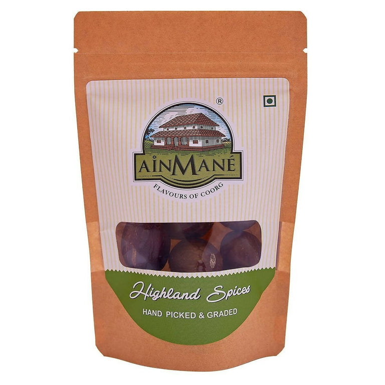 Ainmane Fine Quality Graded Nutmeg - 80 gm