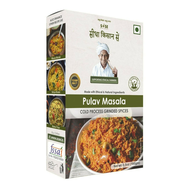 Gir Sidha Kisan Se Natural Pulav Masala - 100 gm