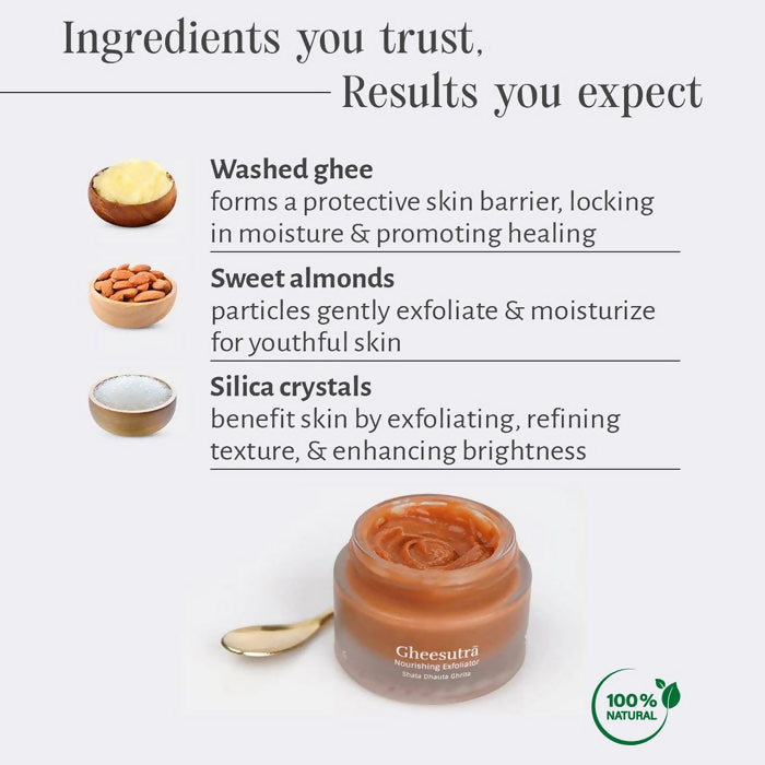 Shankara by Sri Sri Tattva Gheesutra Nourishing Exfoliator - 50 ml