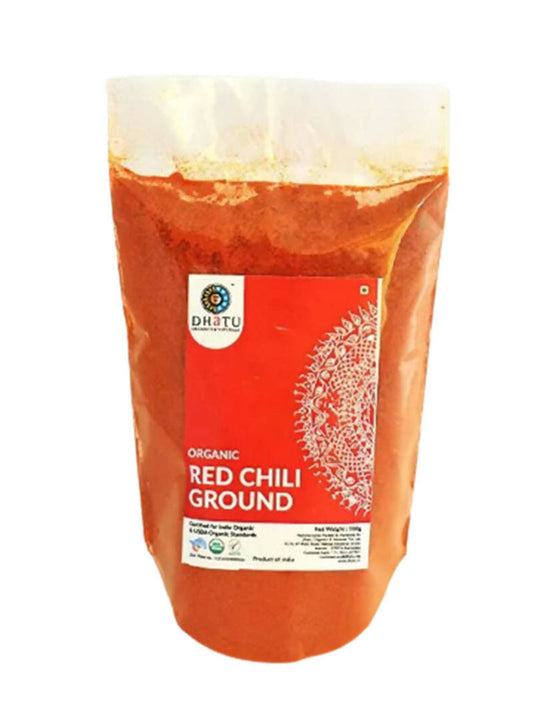 Dhatu Organics & Naturals Red Chilli Powder - 100 gm