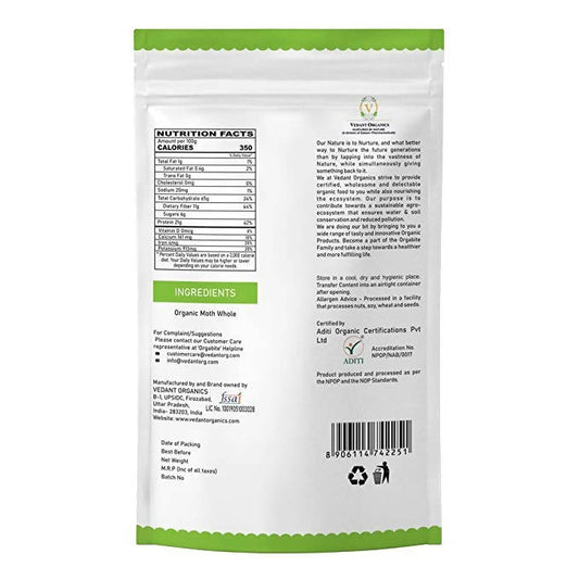 Orgabite Organic Moth Whole - 500 gm
