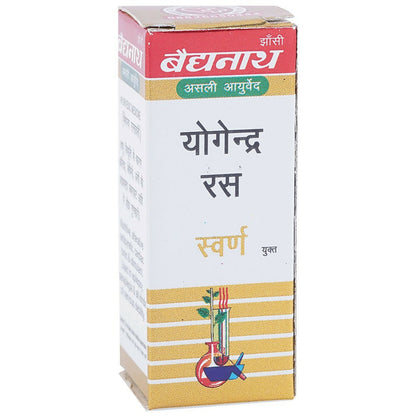 Baidyanath Jhansi Yogendra Ras with Gold - 10 tabs