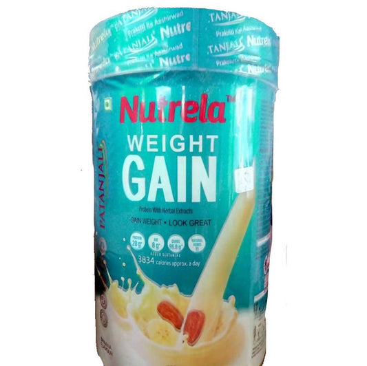 Patanjali Nutrela Weight Gain Protein With Herbal Extracts - 500 gm