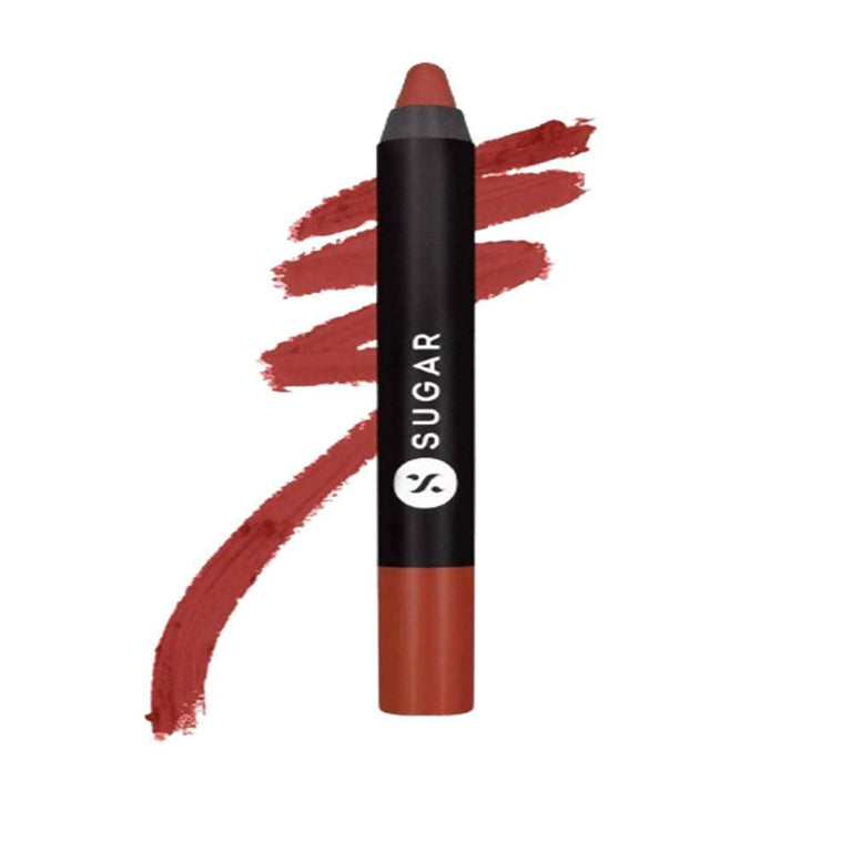 Sugar Matte As Hell Crayon Lipstick - Molly Brown (Peachy brown/Orange Toned Brown)