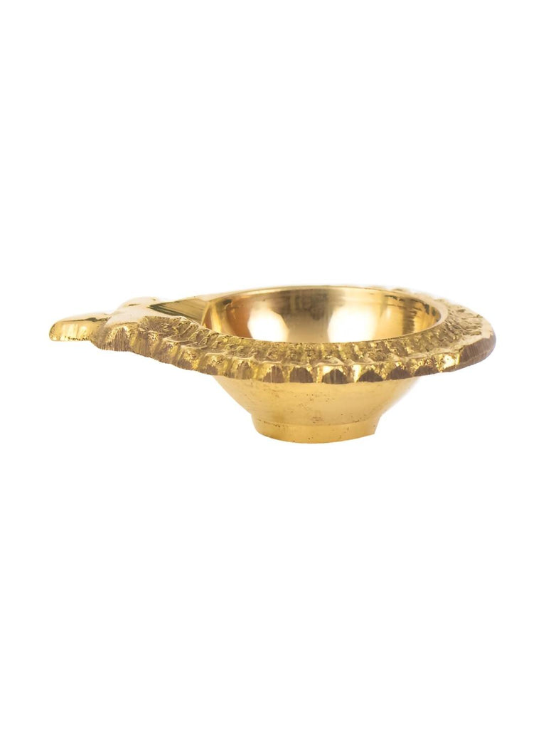 Spillbox Gold Toned Laksmi Kuber Diya Pooja Essentials