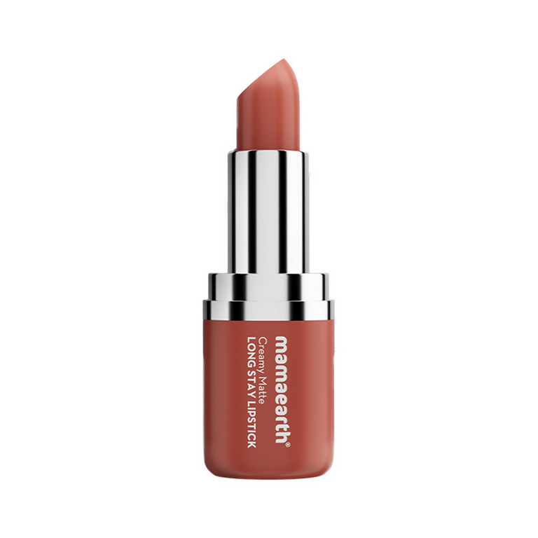 Mamaearth Creamy Matte Long Stay Lipstick - Apricot Taupe - 4.2 gm