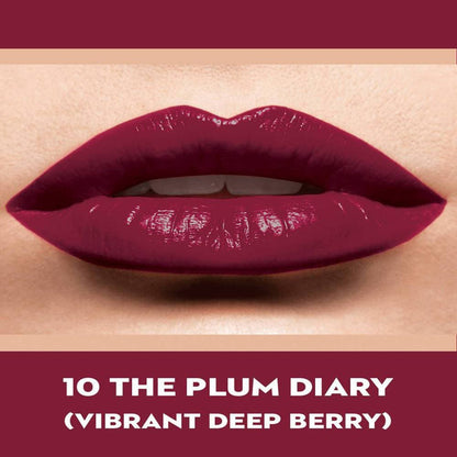 Sugar Never Say Dry Creme Lipstick - The Plum Diary (Vibrant Deep Berry)