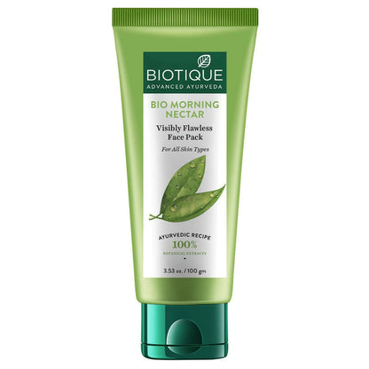 Biotique Bio Morning Nectar Visibly Flawless Face Pack - 100 gm