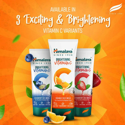 Himalaya Herbals Brightening Vitamin C Orange Face Wash - 50 ml