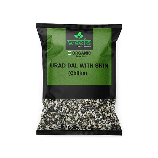 Weefa Organic Urad Dal With Skin (Chilka) - 500 gm