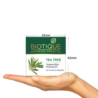 Biotique Advanced Organics Tea Tree Targeted Skin Clearing Gel - 15 gm