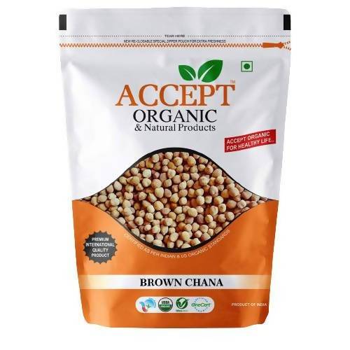 Accept Organic Brown Chana - 500 gm