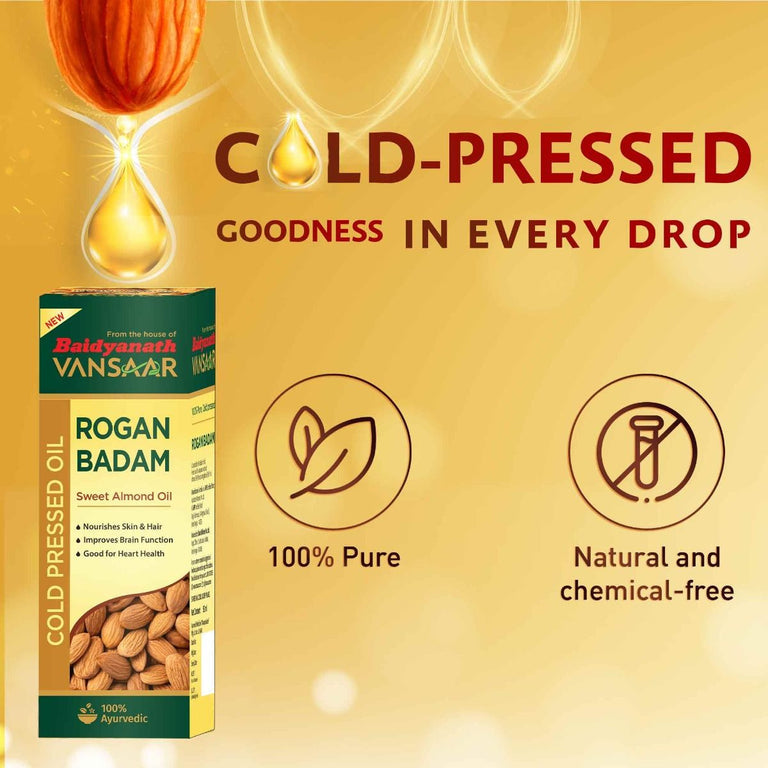 Baidyanath Vansaar Rogan Badam Oil - 25 ml