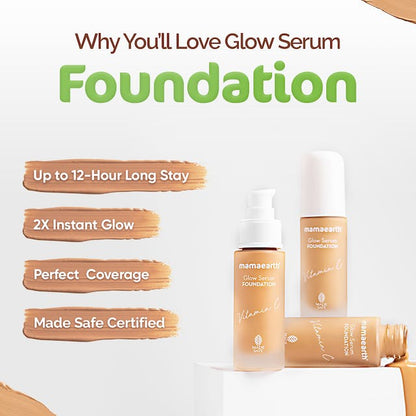 Mamaearth Glow Serum Foundation - Ivory Glow - 18 ml