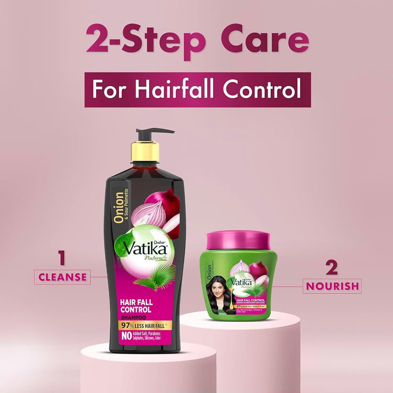 Dabur Vatika Naturals Hair Fall Control Hair Mask - 500 gm