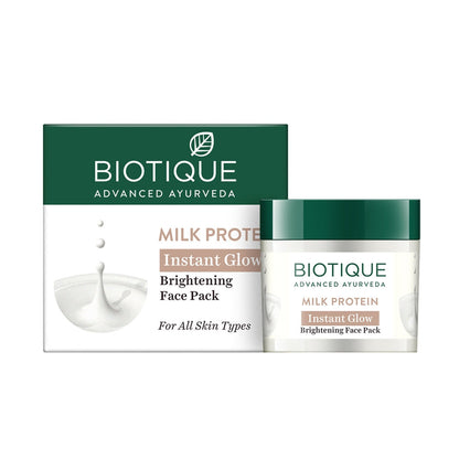 Biotique Advanced Ayurveda Bio Milk Protein Whitening & Rejuvenating Face Pack - 50 gm