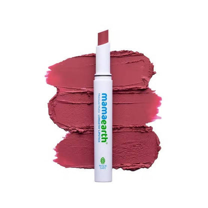Mamaearth Moisture Matte Long Stay Lipstick-Bubblegum Nude - 2 gm