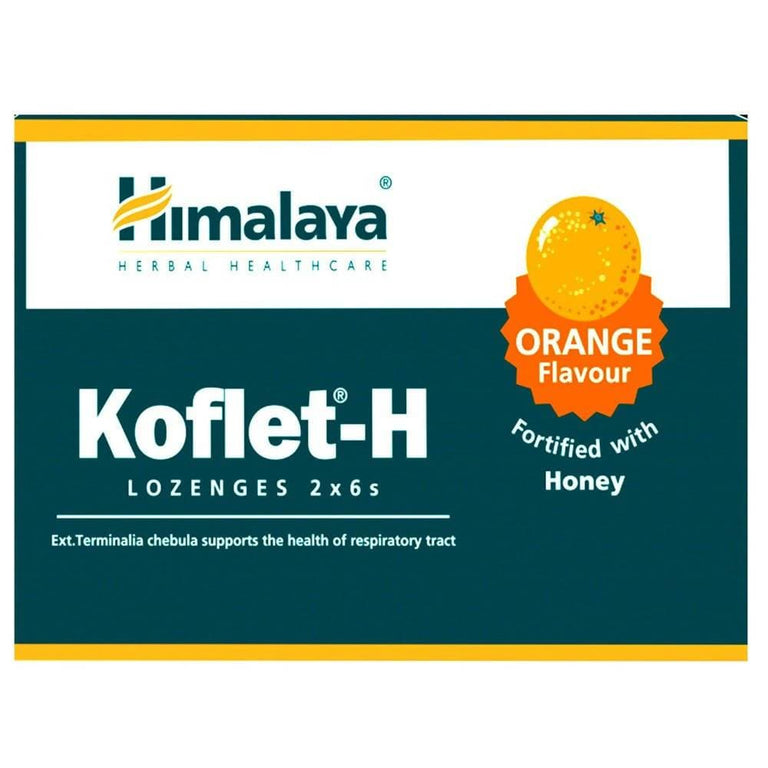 Himalaya Koflet H Lozenges - Orange Flavour - 60 Lozenges