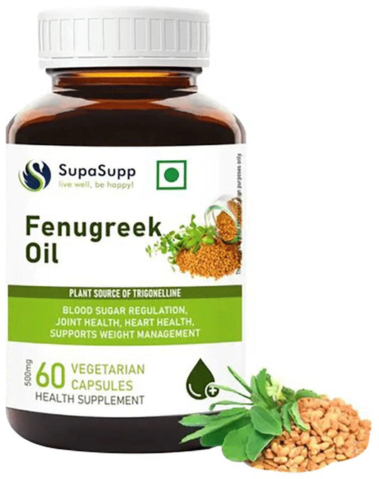 Sri Sri Tattva Supasupp Fenugreek Oil Capsules - 60 caps