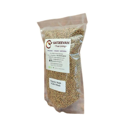 Satjeevan Organic Moth Matki Whole - 1000 gm