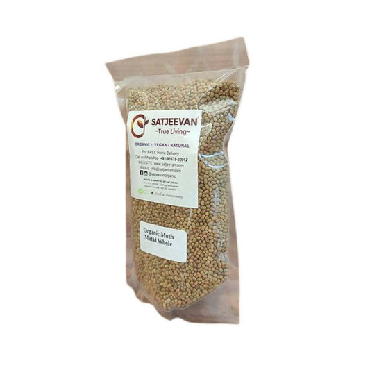 Satjeevan Organic Moth Matki Whole - 1000 gm