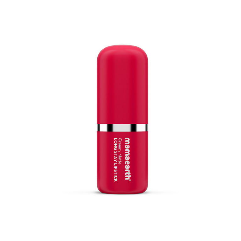 Mamaearth Creamy Matte Long Stay Lipstick - Tulip Magenta - 4.2 gm