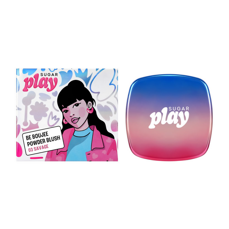 Sugar Play Be Boujee Powder Blush - 03 Savage - 8 gm